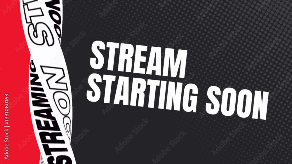 Live stream starting soon animated intro livestream twitch livestreaming background video