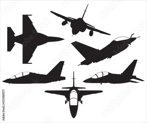 Alenia Aermacchi M-346 Master, Alenia Aermacchi M-346 Master Vector, Pilot, Airplane Vector, Jet svg