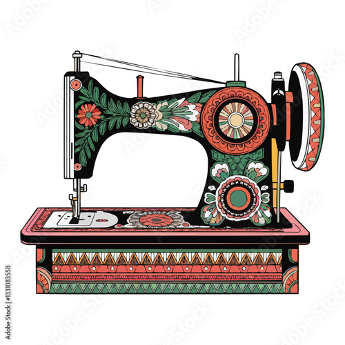 vintage sewing machine