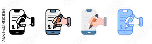 Digital Signature Icon