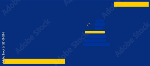 Europe banner background bl...