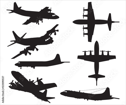 P-3 Orion svg, P-3 Orion Patrol Anti Submarine Military, P-3C Orion Vector, P-3, P-3 Orion Art, P-3 Orion Silhouette