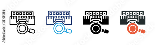 Keylogging Icon