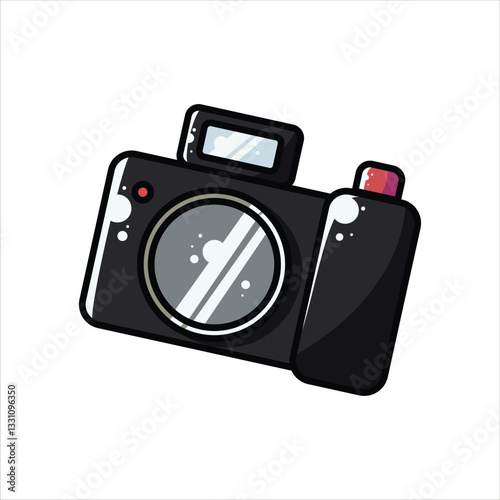 Vector Professional DSLR Camera with Lens