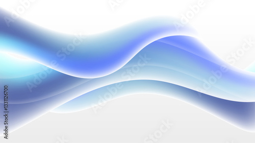 blue and white simple geometric shapes abstract and modern background vector illustration