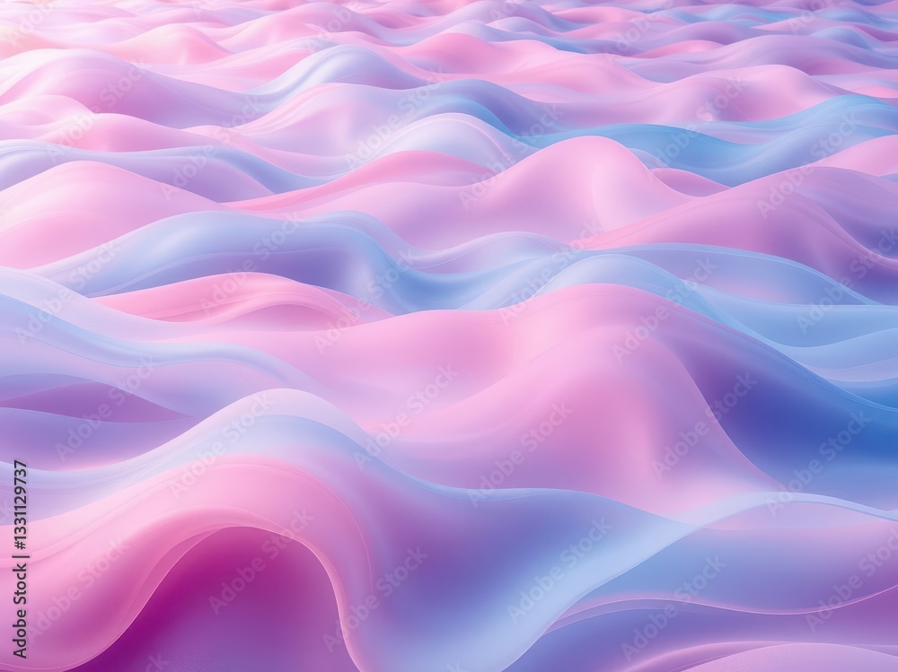 Obraz premium Abstract Pastel Wave Background