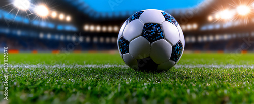 soccer ball on the fi