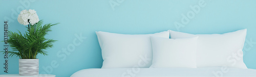 Serene Bedroom Scene: A bri...