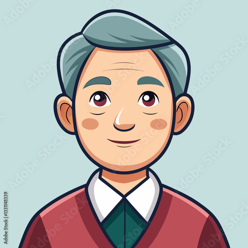 Korean elderly man