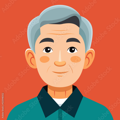 Korean elderly man