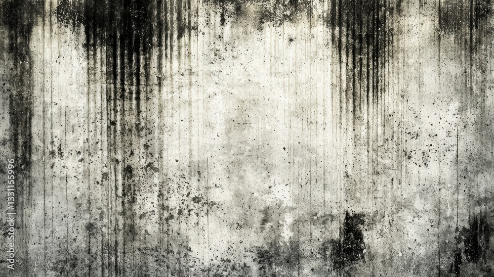 Fototapeta premium Abstract Grunge Background with Dark Stains and Texture Variations