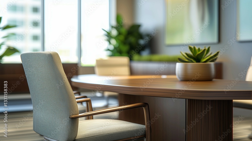 Office background,desk,computer,chair in front of window overlooking city skyline,copy space Office background,desk,computer,chair in front of window overlooking city skyline,copy space
