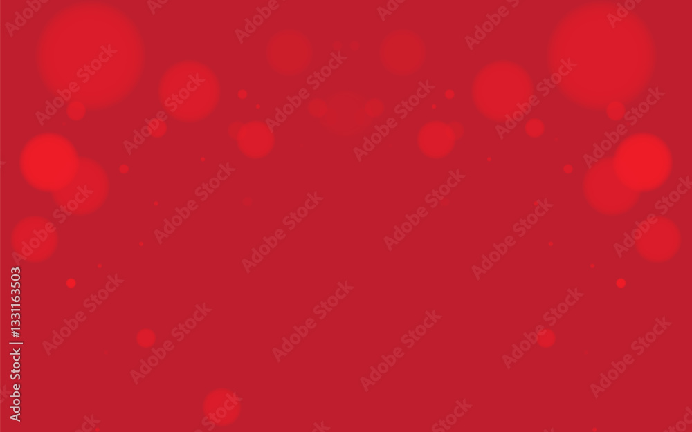 Red background vector with scattered, blurred red circles. Bokeh effect, soft focus. Monochrome with varying opacity for depth. Red background vector with scattered, blurred red circles. Bokeh effect, soft focus. Monochrome with varying opacity for depth.