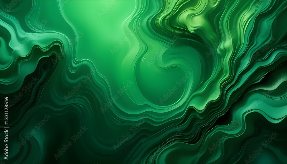 Modern Green Abstract Design Featuring Dynamic Shapes and Subtle Patterns Modern Green Abstract Design Featuring Dynamic Shapes and Subtle Patterns