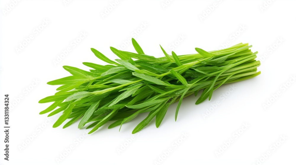 Fresh bunch of vibrant green water spinach Fresh bunch of vibrant green water spinach