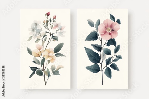 vector illustration of a bouquet of flowers