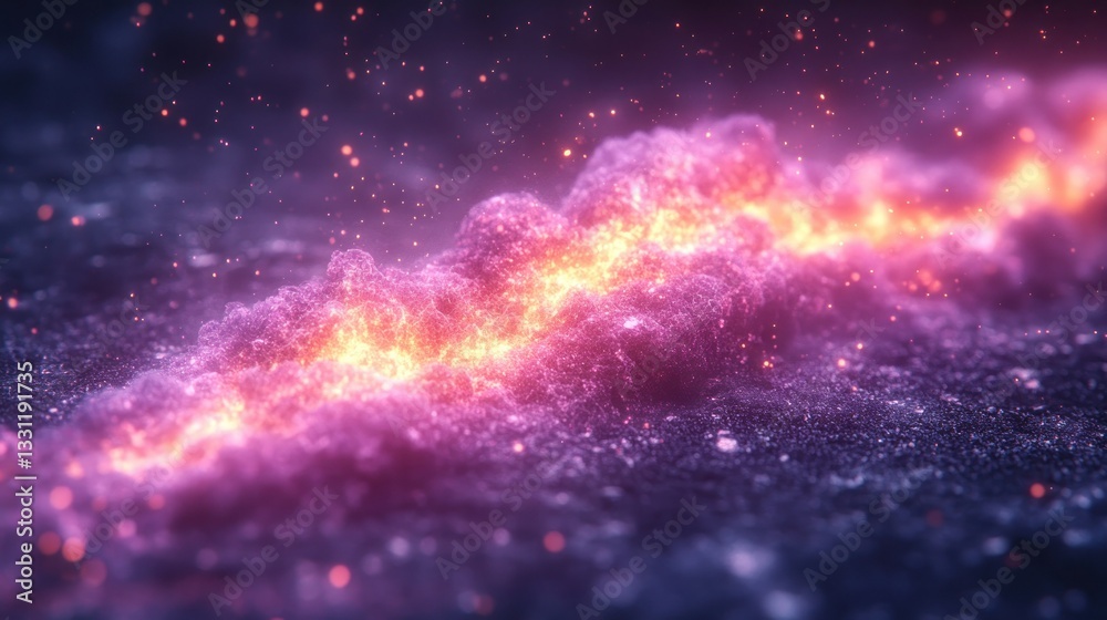 Obraz premium Abstract fiery landscape