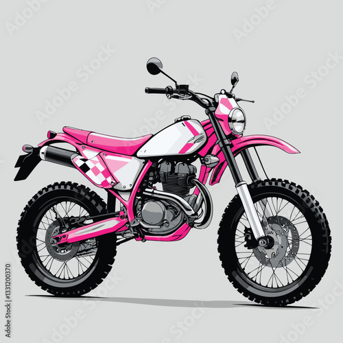 unique and cool motorcycle vector