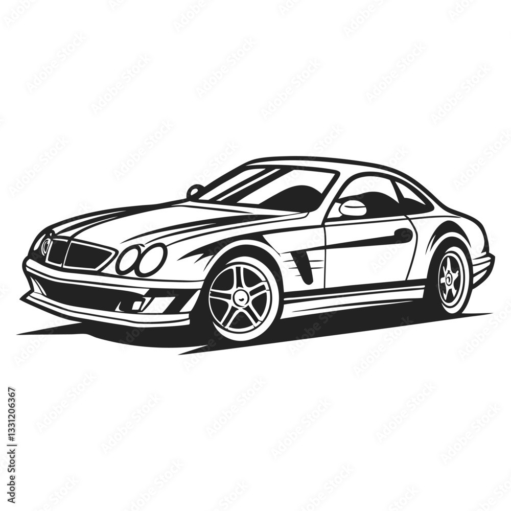 vector illustration of a car vector illustration of a car