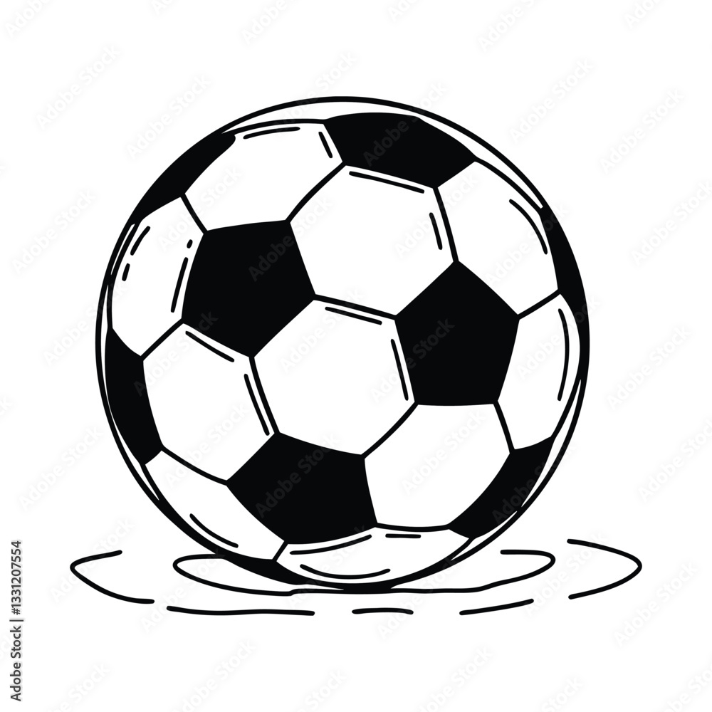 Fototapeta premium soccer ball vector