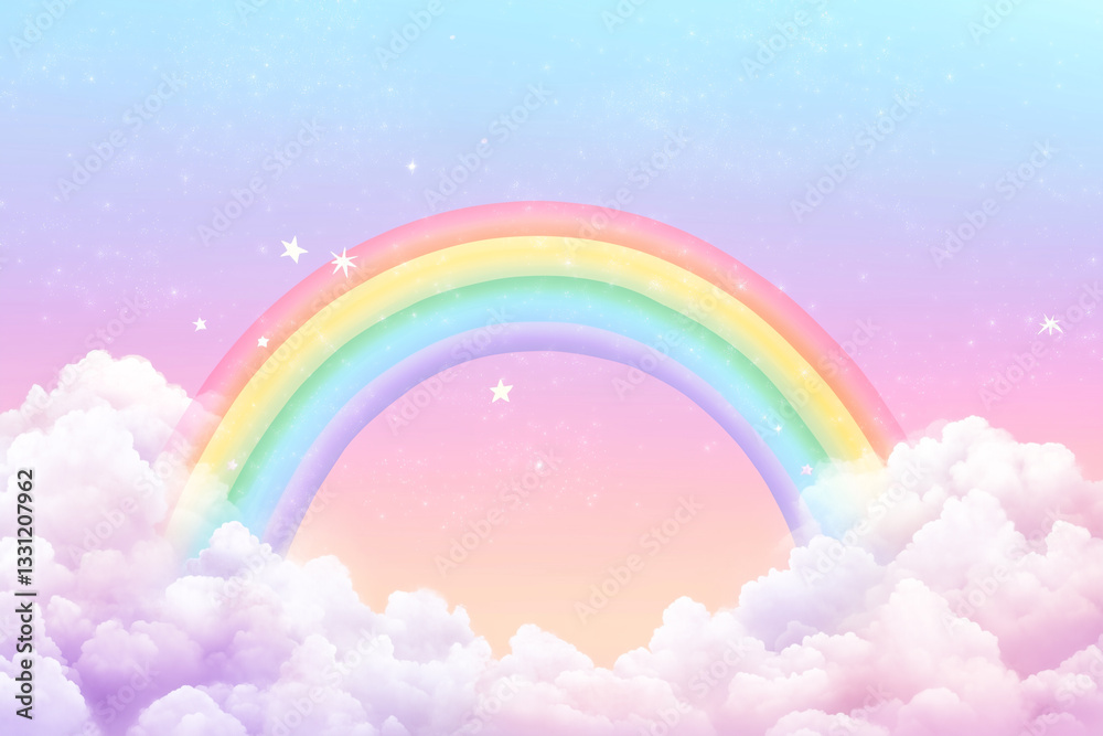 A dreamy, pastel rainbow in fluffy clouds with a magical, ethereal feel. Perfect for whimsical and fantasy-themed visuals.
A dreamy, pastel rainbow in fluffy clouds with a magical, ethereal feel. Perfect for whimsical and fantasy-themed visuals.