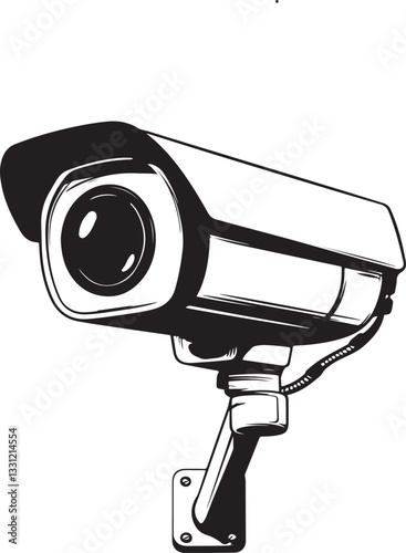 security camera vector