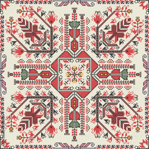 Bulgarian embroidery pattern 131