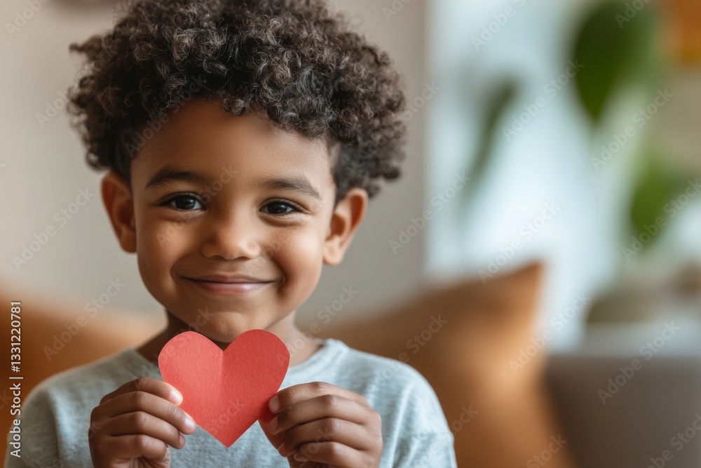 Valentine's day greeting and funny gift. Happy face cute mixed-race child boy with small paper heart in hands. Joyful baby on valentine’s. Sweet child with love. Baby’s valentine’s love pose. Valentine's day greeting and funny gift. Happy face cute mixed-race child boy with small paper heart in hands. Joyful baby on valentine’s. Sweet child with love. Baby’s valentine’s love pose.