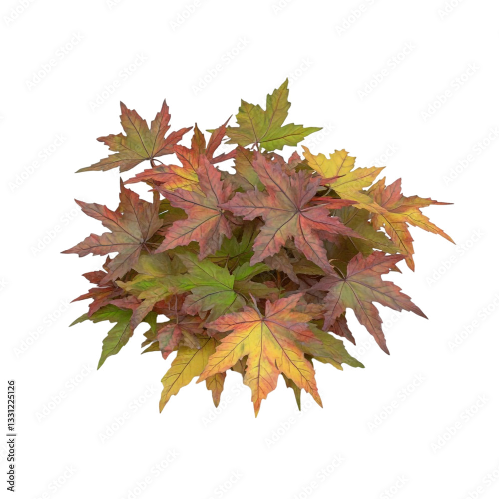 Fototapeta premium Autumn Maple Leaves Colorful Abstract Background