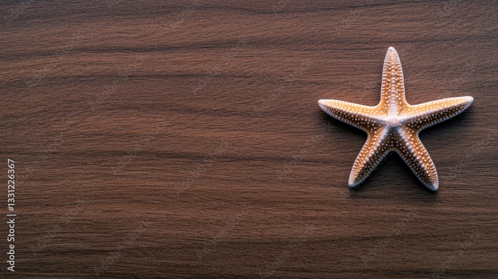 Starfish display on wooden surface marine life nature photography rustic environment close-up view serenity and beauty Starfish display on wooden surface marine life nature photography rustic environment close-up view serenity and beauty