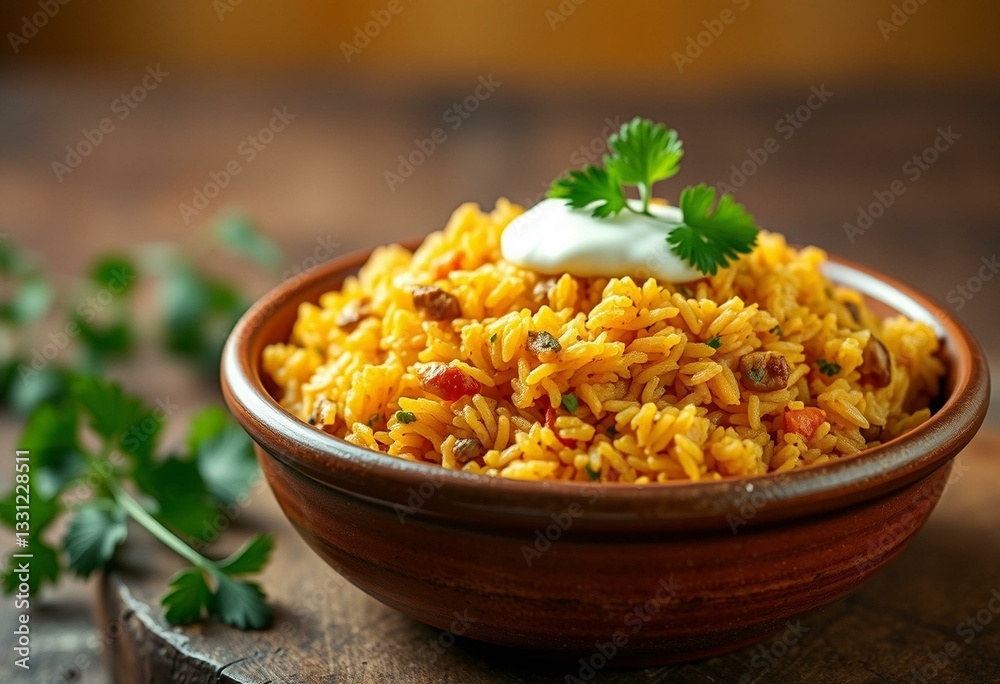 Rustic Jollof Rice with parsley and yogurt Rustic Jollof Rice with parsley and yogurt