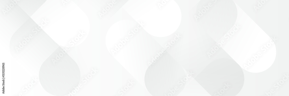 Abstract white Geometric banner design background. Abstract white Geometric banner design background.