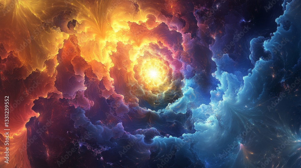 Fototapeta premium fractal realms art concept