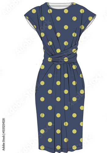 illustrasyon , vector , dress tecnicals drawings ,dress drawings, dress tecicals , rees drawings, trenchcoat drawings, women dress drawings