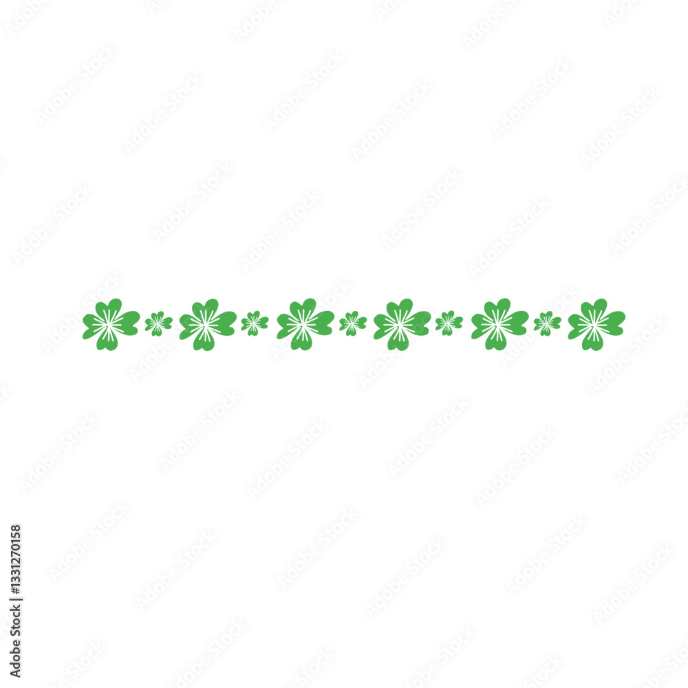 st patrick's day leaf border st patrick's day leaf border