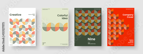 Geometric Book Cover Design. Modern Business Presentation Layout. Isolated Flyer Template. Brochure. Banner. Background. Poster. Report. Advertising. Portfolio. Magazine. Journal. Newsletter