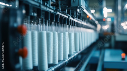 Automated bobbin winder preparing threads for textile manufacturing