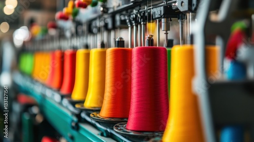 Automated bobbin winder preparing threads for textile manufacturing