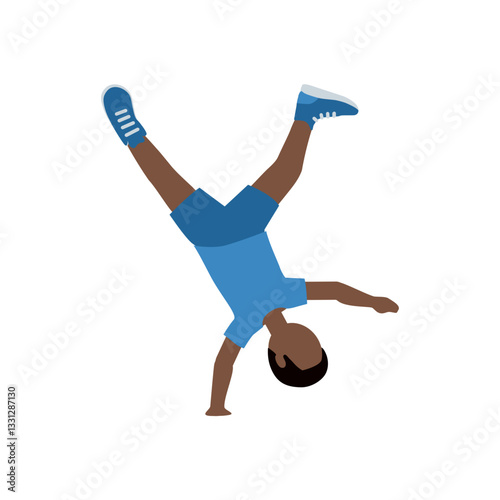 Person Cartwheeling