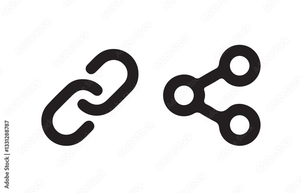 Fototapeta premium Social Media Share Icon, share Button Vector, share Symbol, sharing Icon Set, share Sign,communication Share Icon. vector illustration eps 10.