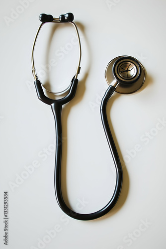 Stethoscope with a matte finish on its chest piece and comfortable earpieces, displayed against a solid white background.