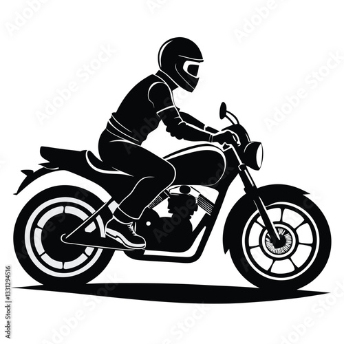 bike riders silhouettes