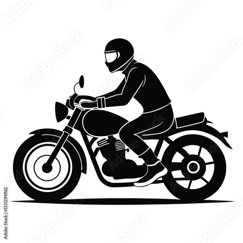 bike riders silhouettes