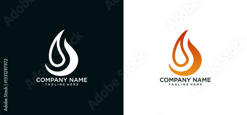 Fire red, flames icon set. Logo design fire. Vector illustration