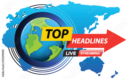 Global News Streaming Illustration