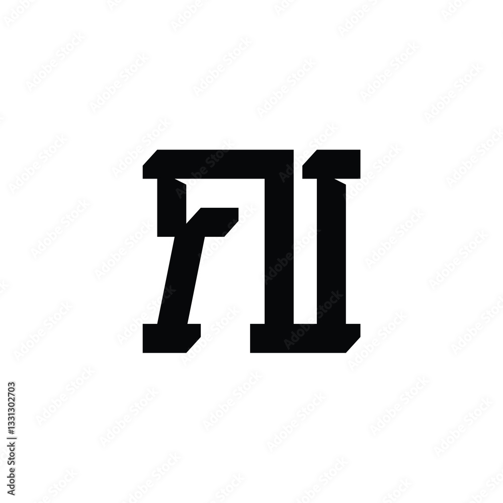 FU monogram logo design letter text name symbol monochrome logotype alphabet character simple logo FU monogram logo design letter text name symbol monochrome logotype alphabet character simple logo