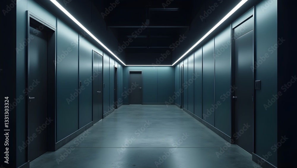 Obraz premium corridor in a modern building