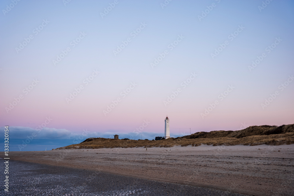 Fototapeta premium lighthouse on the beach