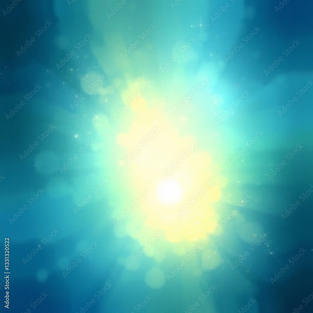 Obraz premium AI1975_水中から見た光