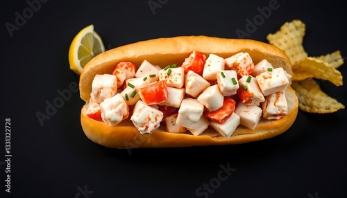 Classic Atlantic Lobster Roll in a Buttery Toasted Bun photo